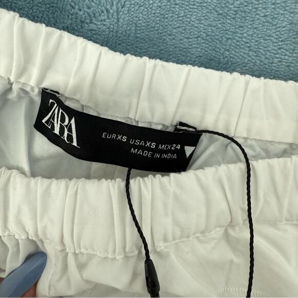 Zara Cotton Eyelet Pull On Shorts - Picture 5 of 6